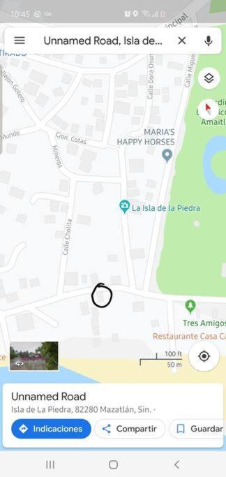 Casa A Pie De Playa Isla De La Piedra Leilighet Mazatlán Eksteriør bilde